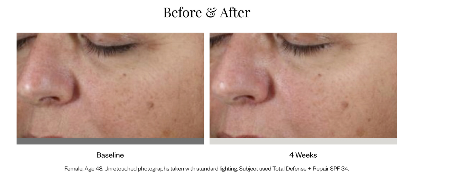 Total Defense + Repair Broad Spectrum SPF 34 / PA ++++ Sunscreen Tinted