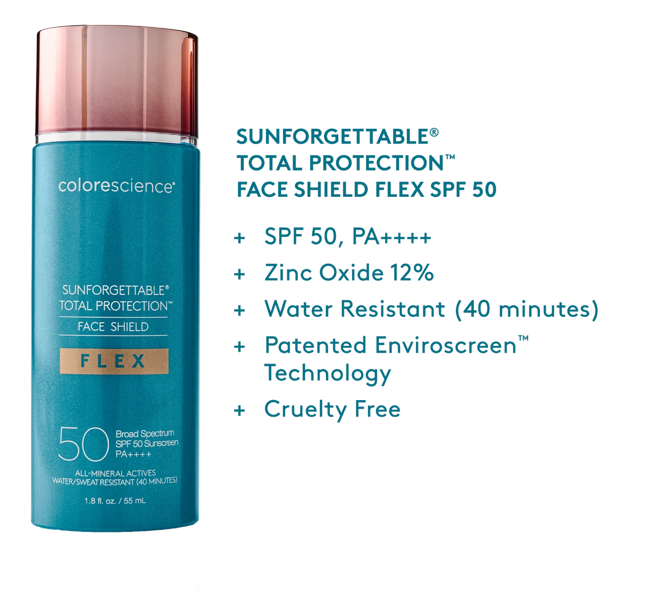 Sunforgettable® Total Protection® Face Shield Flex SPF 50
