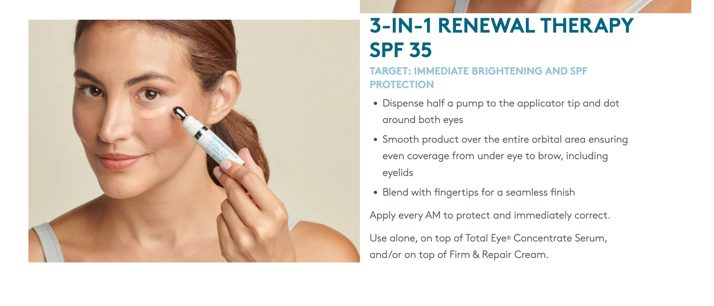 Total Eye® 3-in-1 Renewal Therapy SPF 35