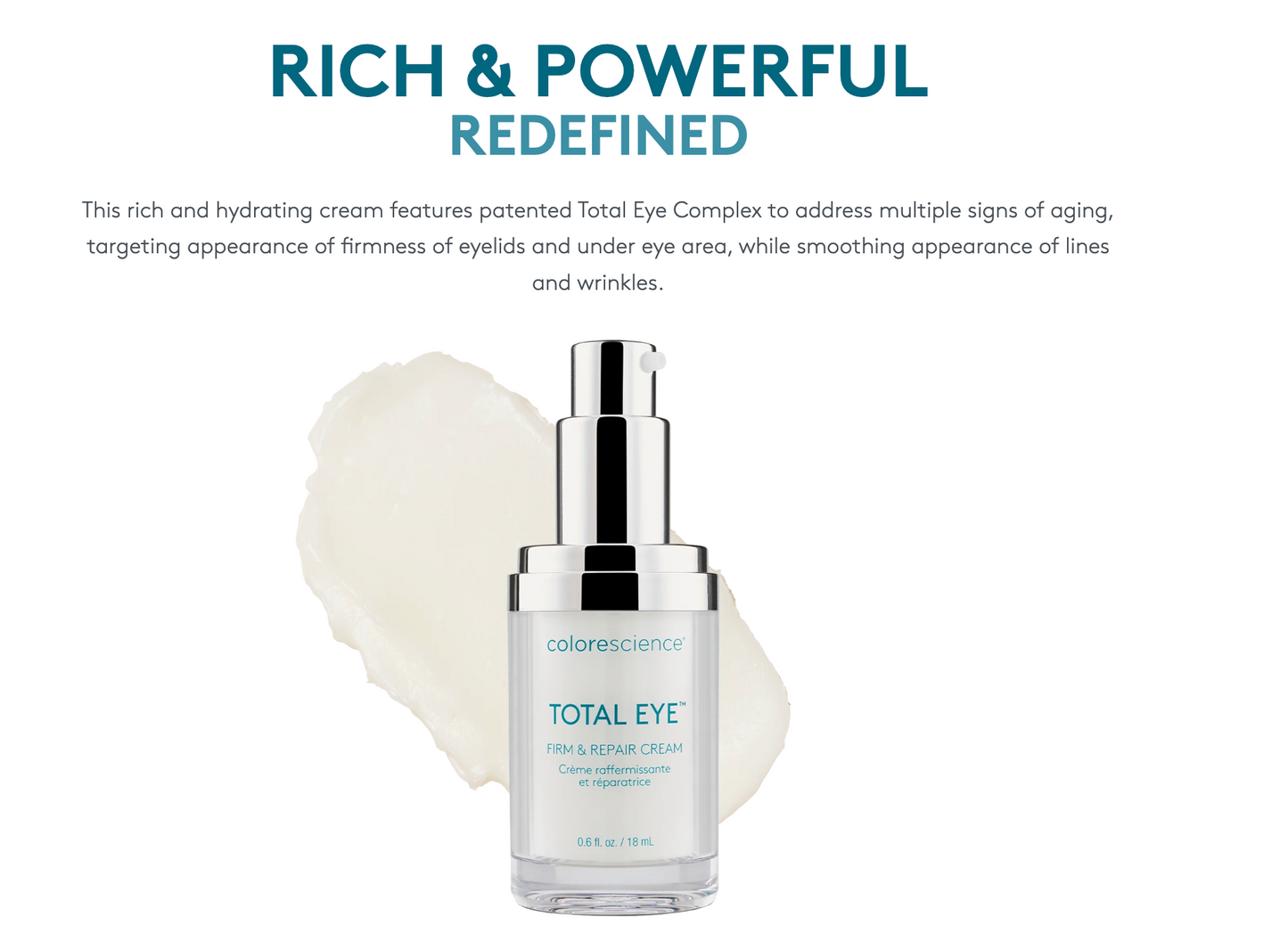Total Eye® Firm & Repair Cream