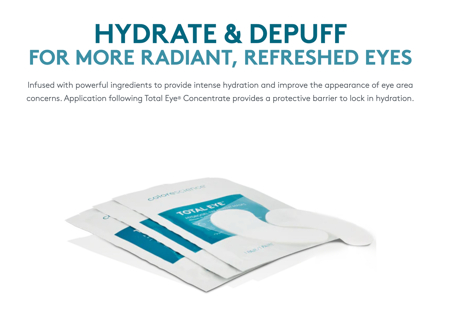 Total Eye® Hydrogel Treatment Masks