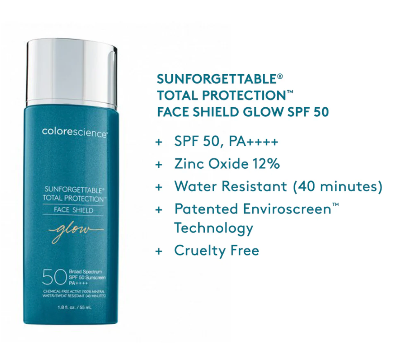 Sunforgettable® Total Protection® Face Shield Glow SPF 50